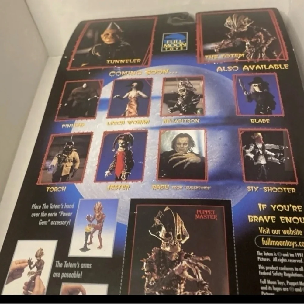 Puppet Master Totem Full Moon Toys PREVIEW EX ITEM Vintage figure